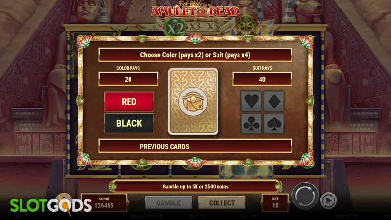 Rich Wilde and the Amulet of Dead Slot - Screenshot 2