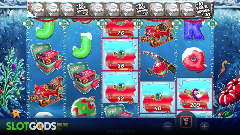 Christmas Big Bass Bonanza Slot - Screenshot 2
