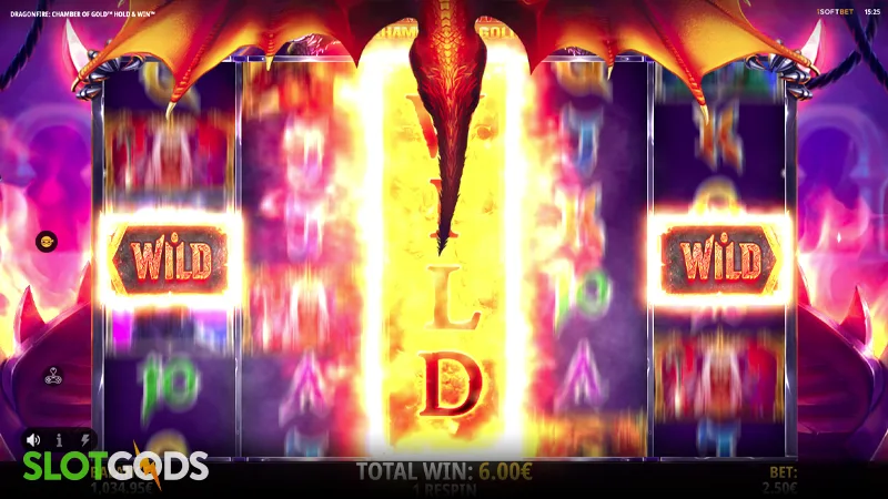 Dragonfire Chamber of Gold Slot - Screenshot 2