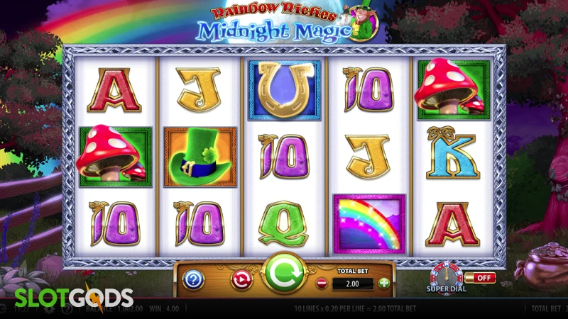 Rainbow Riches: Midnight Magic Slot - Screenshot 1