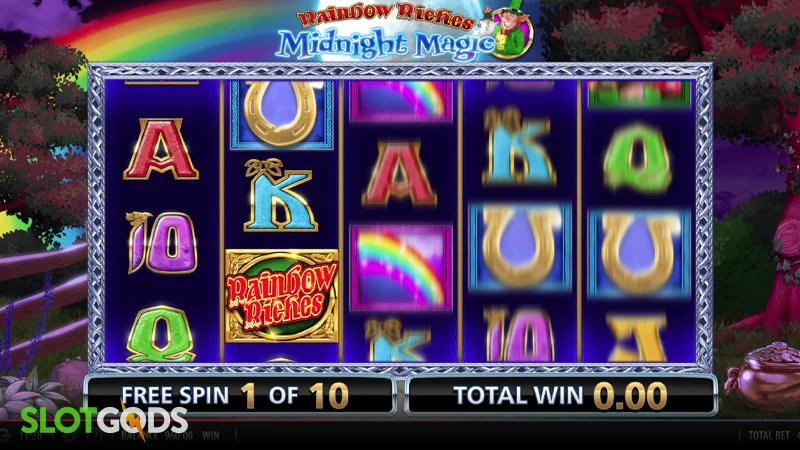 Rainbow Riches: Midnight Magic Slot - Screenshot 2