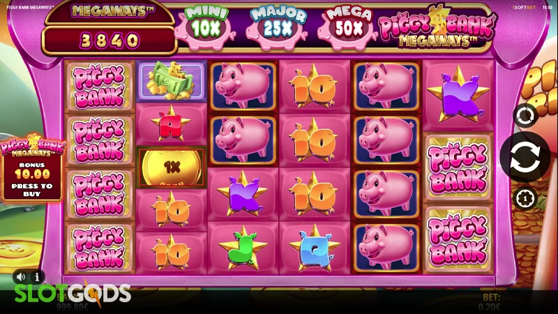 Piggy Bank Megaways Slot - Screenshot 1