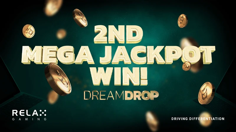 Relax Gaming's Dream Drop Jackpot pays out second Mega Jackpot