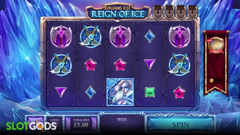 Kingdoms Rise: Reign of Ice Slot - Screenshot 1
