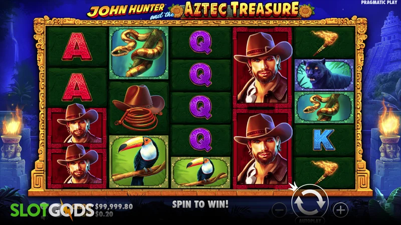 John Hunter and the Aztec Treasure Slot - Screenshot 1
