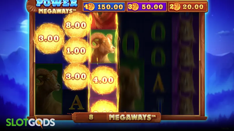 Wolf Power Megaways Slot - Screenshot 3