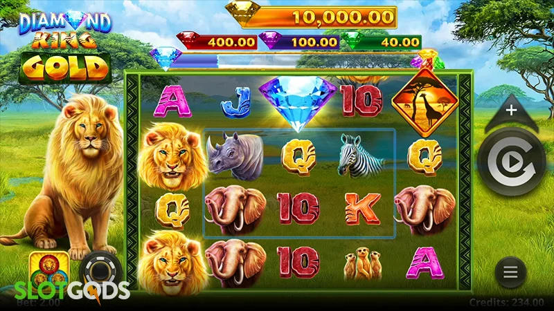 Diamond King Gold Slot - Screenshot 1