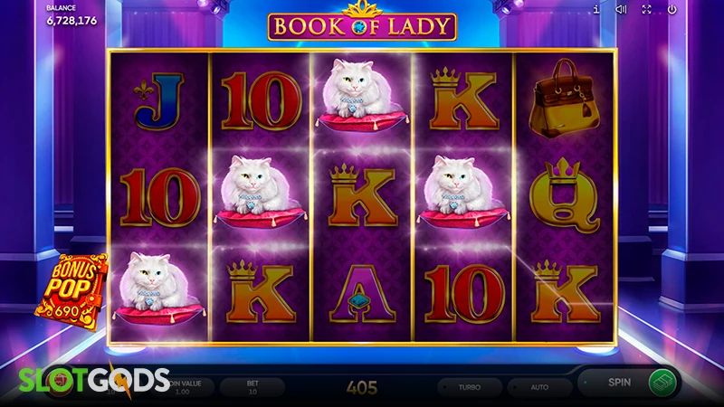 Book of Lady Slot - Screenshot 1