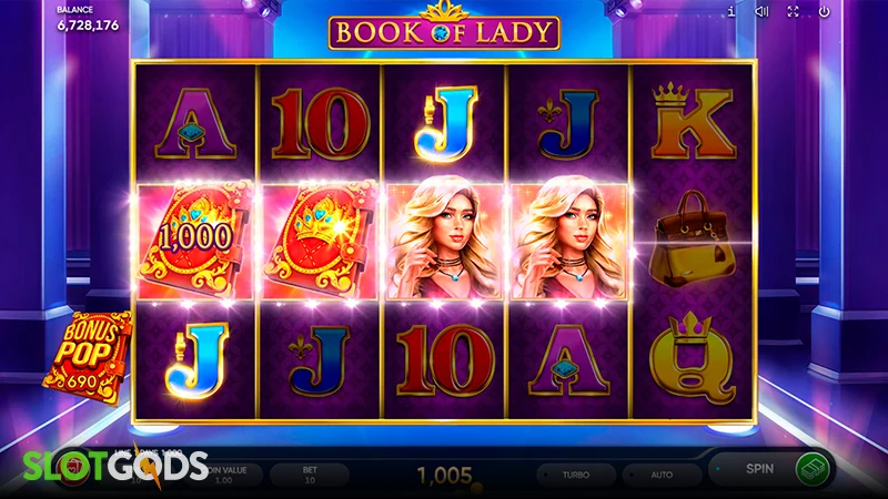 Book of Lady Slot - Screenshot 2