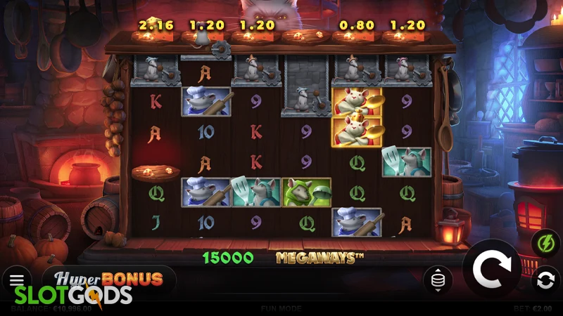 Rumble Ratz Megaways Slot - Screenshot 1