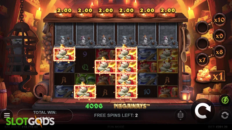 Rumble Ratz Megaways Slot - Screenshot 2