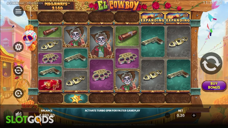 El Cowboy Megaways Slot - Screenshot 1