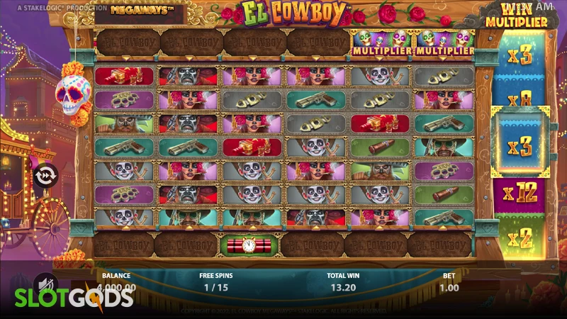 El Cowboy Megaways Slot - Screenshot 4