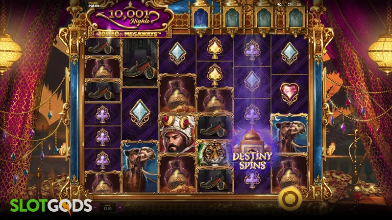 10,001 Nights Megaways Slot - Screenshot 1