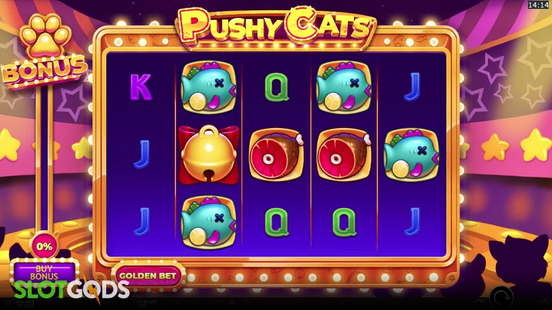 Pushy Cats Slot - Screenshot 1