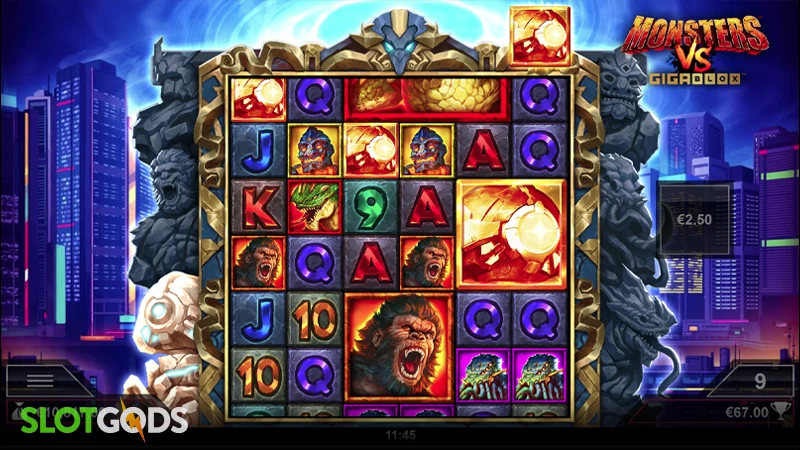 Monsters vs Gigablox Slot - Screenshot 3