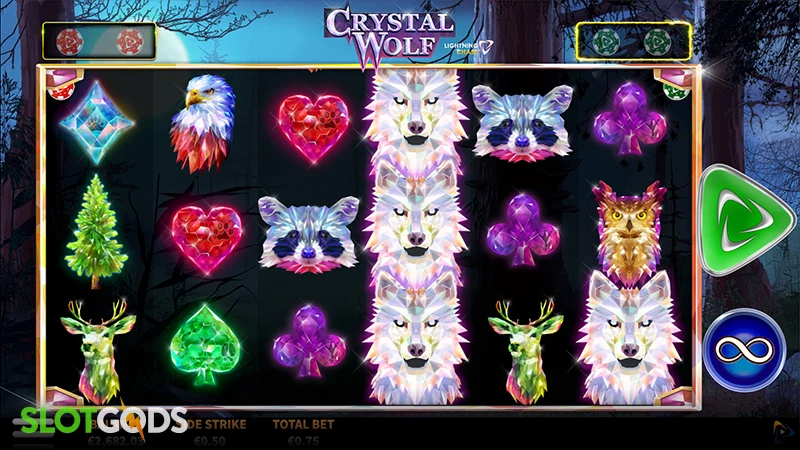 Crystal Wolf Lightning Chase Slot - Screenshot 1