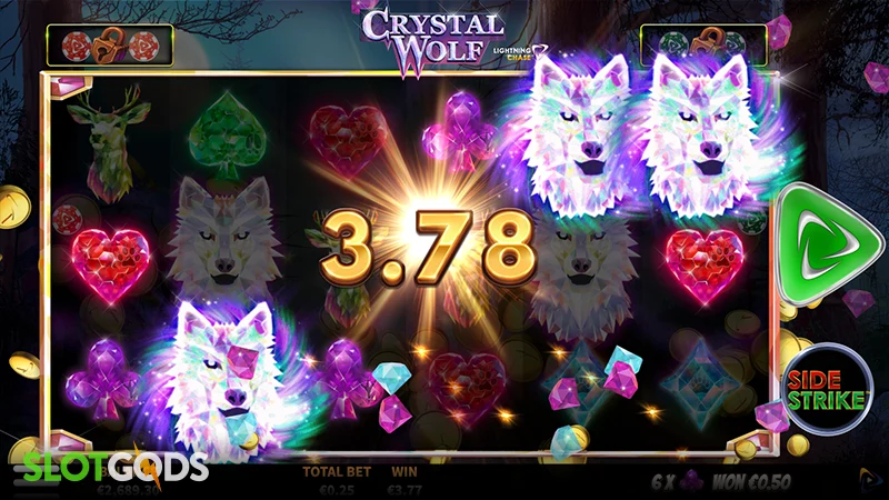 Crystal Wolf Lightning Chase Slot - Screenshot 2
