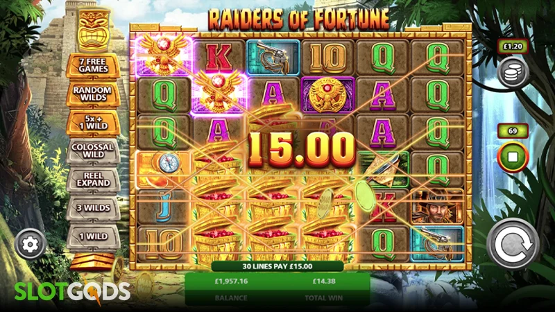 Raiders of Fortune Slot - Screenshot 2