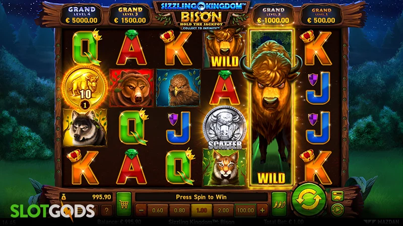 Sizzling Kingdom™: Bison Online Slot by Wazdan