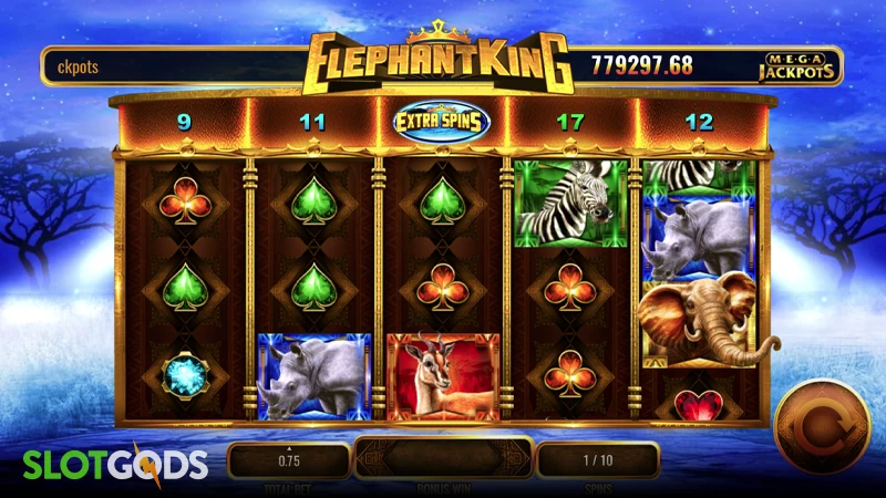 Elephant King MegaJackpots Slot - Screenshot 2