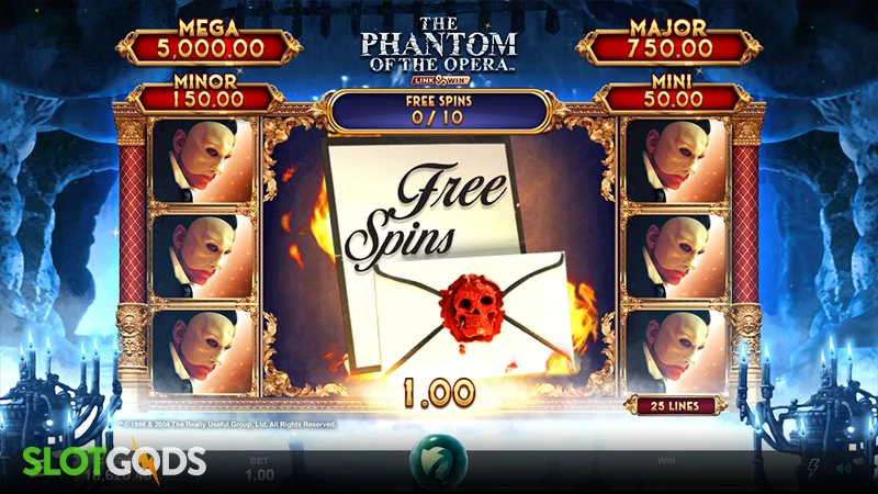 The Phantom of the Opera: Link & Win Slot - Screenshot 2