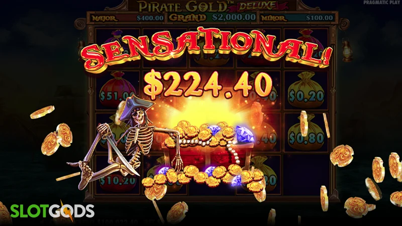 Pirate Gold Deluxe Slot - Screenshot 4