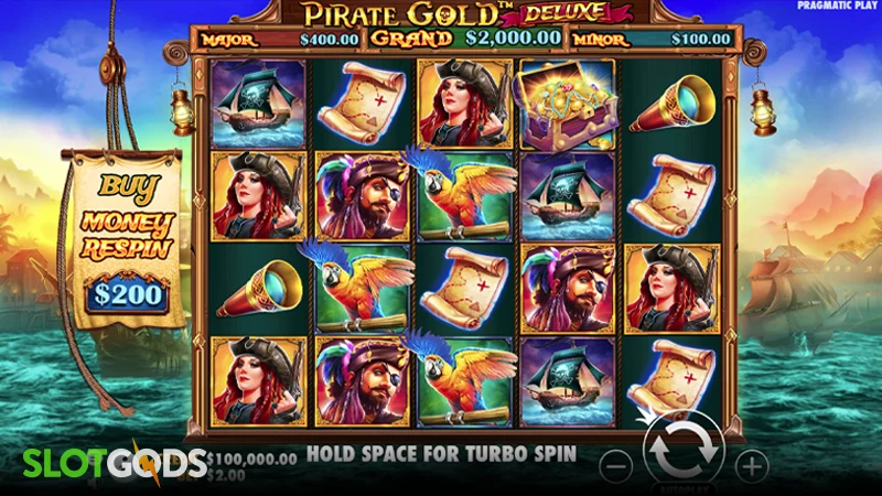 Pirate Gold Deluxe Slot - Screenshot 