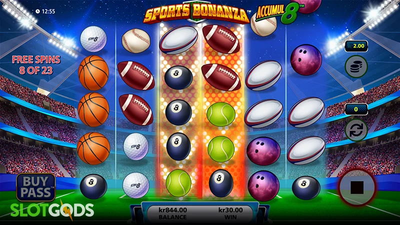 Sports Bonanza Accumul8 Slot - Screenshot 3