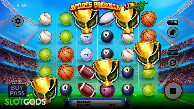 Sports Bonanza Accumul8 Slot - Screenshot 2