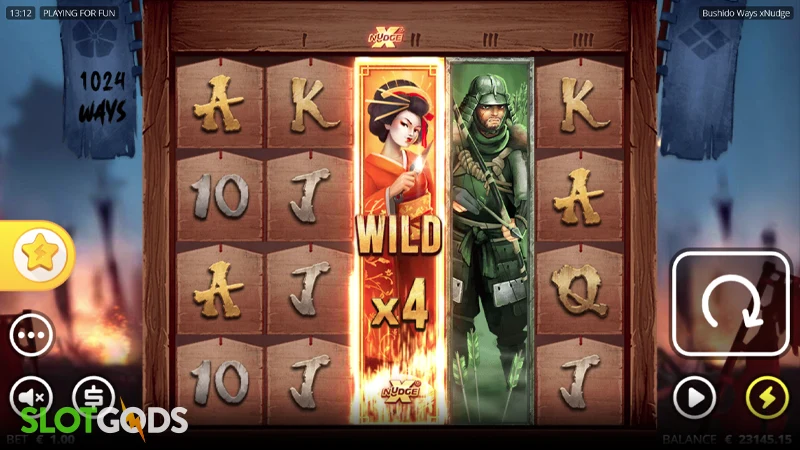 Bushido Ways xNudge Slot - Screenshot 3