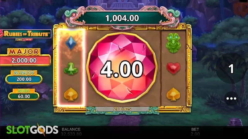 6 Rubies of Tribute Slot - Screenshot 2