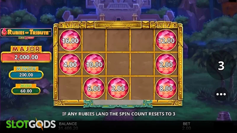 6 Rubies of Tribute Slot - Screenshot 3