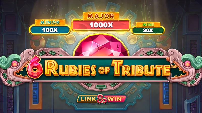 6 Rubies of Tribute unleashes Link & Win and Free Spins