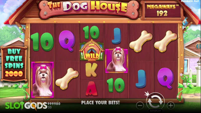 The Dog House Megaways Slot - Screenshot 1