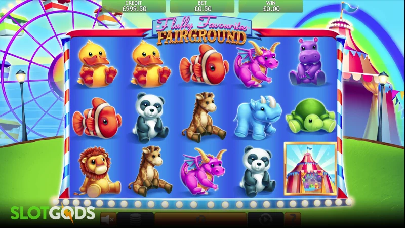 Fluffy Favourites Fairground Slot - Screenshot 1