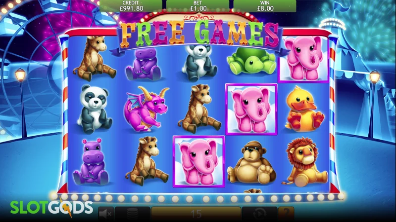 Fluffy Favourites Fairground Slot - Screenshot 2