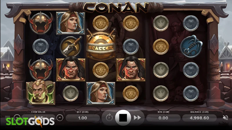 Conan Video Slot Slot - Screenshot 1