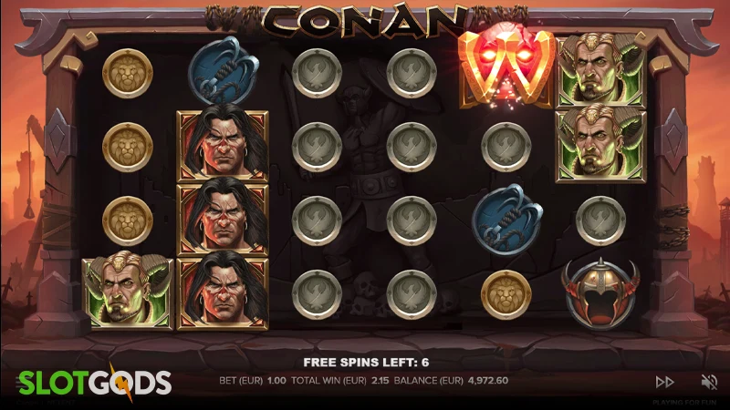 Conan Video Slot Slot - Screenshot 3