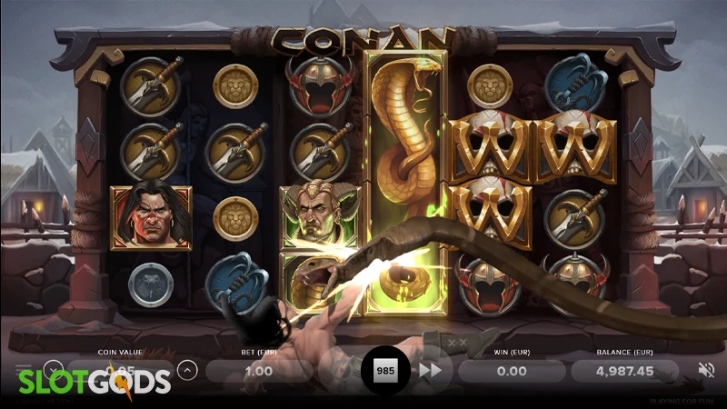 Conan Video Slot Slot - Screenshot 2
