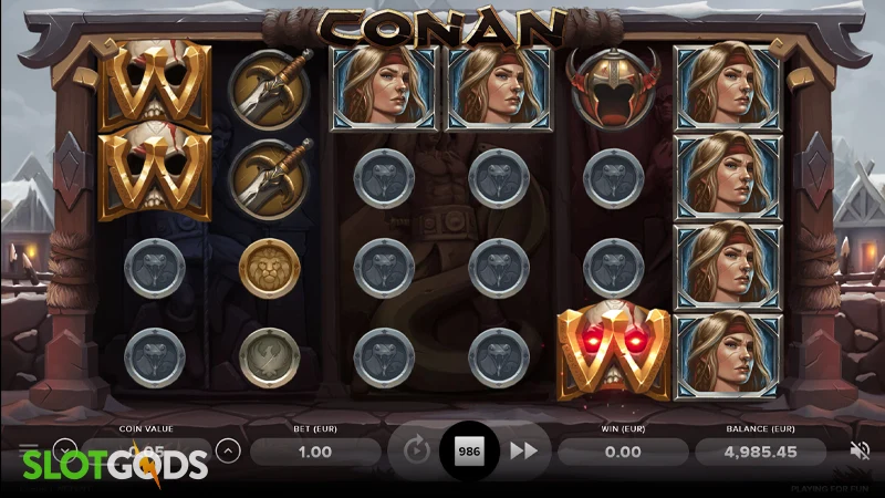 Conan Video Slot Slot - Screenshot 4