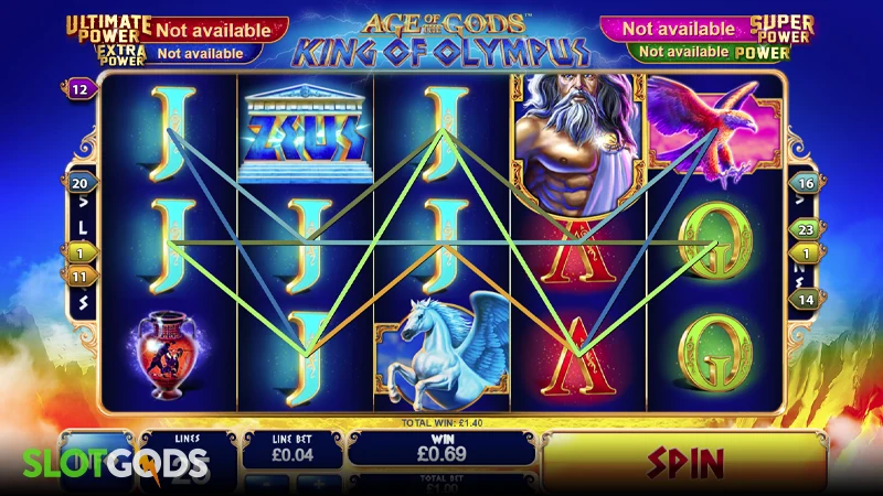 Age of the Gods: King of Olympus Slot - Screenshot 2