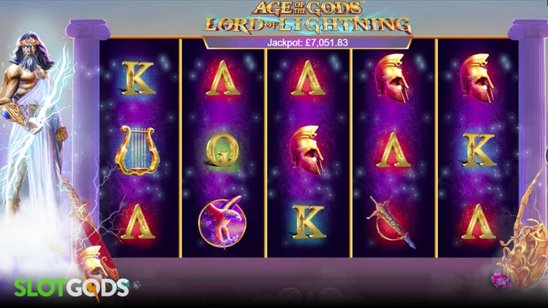 Age of the Gods: Lord of Lightning Slot - Screenshot 1
