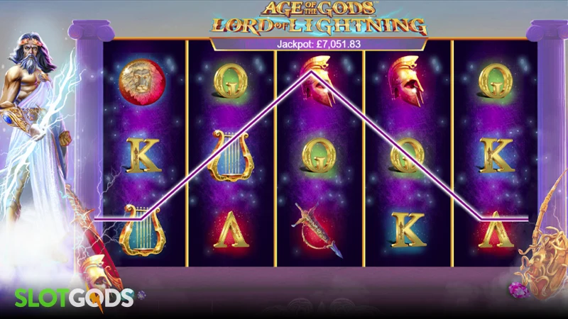 Age of the Gods: Lord of Lightning Slot - Screenshot 2