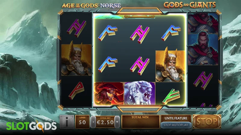 Age of the Gods Norse: Gods and Giants Slot - Screenshot 2
