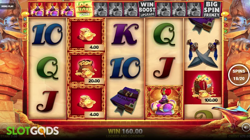 Genie Jackpots Big Spin Frenzy Slot - Screenshot 4