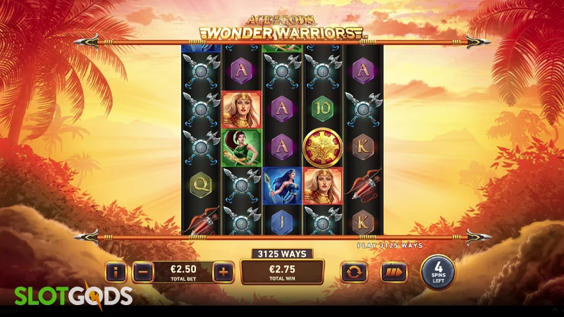 Age of the Gods: Wonder Warriors Slot - Screenshot 2
