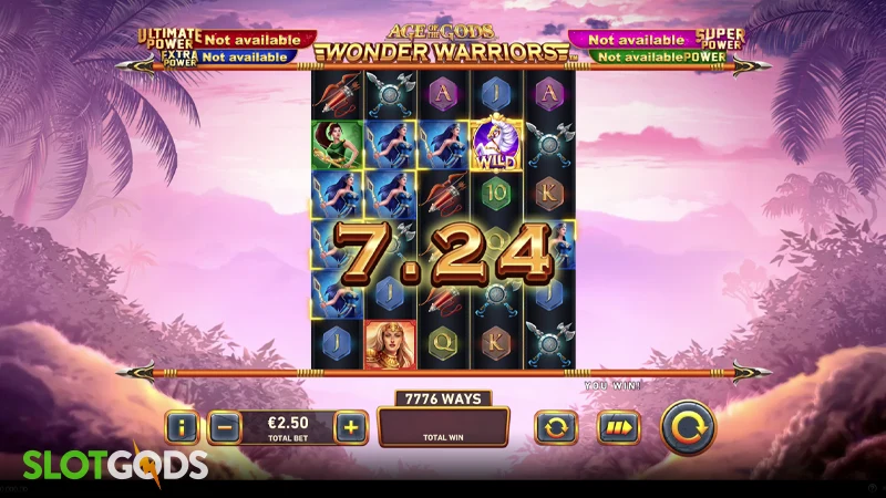 Age of the Gods: Wonder Warriors Slot - Screenshot 3