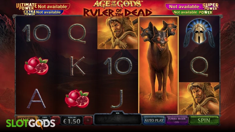 Age of the Gods: Ruler of the Dead Slot - Screenshot 1