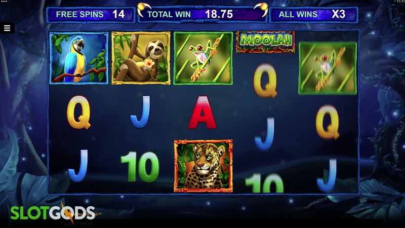 Jungle Mega Moolah Slot - Screenshot 3